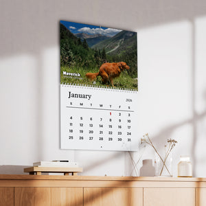 2026 Pooping Pooches Funny Dog Wall Calendar, White Elephant Gag Gift LM32 897307