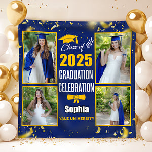 Custom Photo Graduation Class Of 2025 Backdrop For Party Decorations LM32 893169