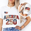 250 Years Of America Sleeve Tee Shirt - Patriotic 1776–2026 Gift TH10 169571