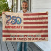 250 Anniversary Of USA Banner House Flag TH10 898303