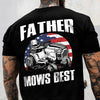 Custom Photo Father Mows Best Retro Backside Shirt LM32 893635