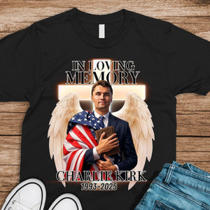 In Loving Memory Of Charlie Kirk Dark Shirt HO82 65776