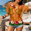 Personalized Women's Bikini Funny 3D Shirt Beach Vacation Clothes HA75 921834