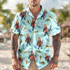 Custom Human Face Bass Fishing Hawaii Shirt For Fisherman LM32 893335