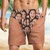 Custom Funny Face Photo Beach Short TH10 170439