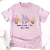 Easter Bunny Coquette Bow Gift For Family Custom Grandma And Kids Bright Shirt CH07 895354