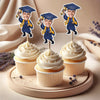 Custom Photo Graduate Personalized Cupcake Toppers Graduation Day Party Decor CH07 895328
