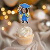 Custom Photo Graduate Personalized Cupcake Toppers Graduation Day Party Decor CH07 895328