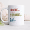 Legend, Husband, Dad, Grandpa Father's Day Gift Mug TH10 892643