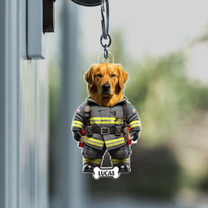 Custom Photo Cute Dog Cat Acrylic Keychain Gift For Dog Lovers Cat Lovers CH07 895700