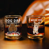 Custom Photo Dog Dad I'm Not From Your Sack But I'll Always Have Your Back - Personalized Whiskey Glass CH07 895570