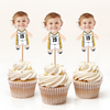Custom Photo Basketball Team Decoration Cupcake Toppers HA75 892292