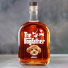 Custom Dog Photo The DogFather Whiskey Bottle For Dog Dad CH07 895970