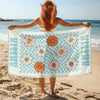 Personalized Smile Flower With Name Best Retro Summer Beach Towels LM32 893669