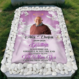 Custom Photo If Tears Could Build A Stairway Personalized Memorial Blanket Memorial Gift For Loss Of Loved One HO82 894252