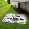Making Memories One Campsite At A Time Personalized Patio Rug With Coconut Tree Pattern HO82 894332
