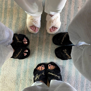 Personalized Name Bride Slippers Gift For Wedding Day, Holiday LM32 893827