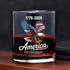 Celebrate 250 Years of America USA Anniversary 1776-2026 Whiskey Glass HO82 894486