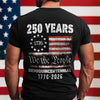 Celebrate Our America 250th Anniversary United States Semiquincentennial Back Side Dark Shirt HA75 897404