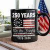 Celebrate Our America 250th Anniversary United States Semiquincentennial Black Mug HA75 897406