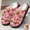 Custom Photo Dog Faces Slippers, Unique Funny Gift HA75 897118