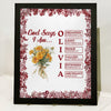 Custom Name Letter God Says I Am Flower Toile De Jouy Style Picture Frame LM32 895389