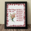 Custom Name Letter God Says I Am Flower Toile De Jouy Style Picture Frame LM32 895389
