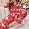 Christmas Is Coming Aztec Pattern - Custom Dog Face Photo Pajamas Christmas Gift For Dog Lovers CH07 896134