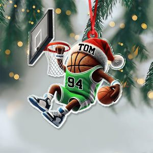 Personalized Basketball Christmas Acrylic Ornament Gift For Basketball Lovers LM32 895697