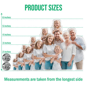 Custom Photo Family Personalized Acrylic Fridge Magnet Family Gift HA75 897910