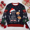 Custom Photo Merry Woofmas To The World Dog Ugly Sweater CH07 899464