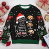 Custom Photo Merry Woofmas To The World Dog Ugly Sweater CH07 899464