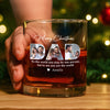 Custom Photo Merry Christmas Family Whiskey Glass TH10 896535