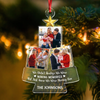 Custom Family Photo We Just Knew We're Having Fun Christmas Acrylic Ornament LM32 895901