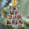 Custom Photo Christmas Tree For Hunting Lover Acrylic Ornament N304 890107