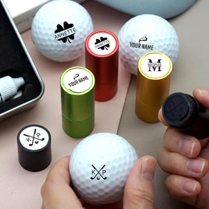 Personalized Golf Ball Stamp Box, Personalized Golf Stamps, Gift for Golfer, Golf Ball Marker HA75 898240