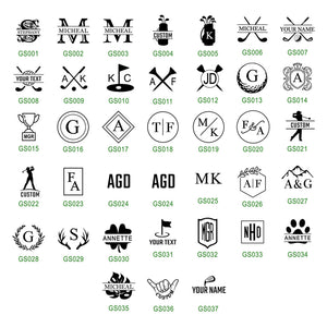 Personalized Golf Ball Stamp Box, Personalized Golf Stamps, Gift for Golfer, Golf Ball Marker HA75 898240