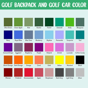 Golf Backpack Acrylic Ornament Personalized Gift Golf Lovers HO82 900510