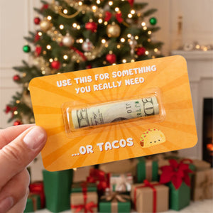 Personalized Gift Merry Christmas BRUH Money Holder Card HO82 900540