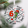 Custom Six Seven Acrylic Ornament 67 Meme Gen Z Slang Teen Keepsake Funny gift CH07 896930