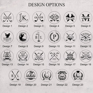 Personalized Name Leather Golf Ball Bag - Gift for Men, Dad, Boyfriend, Golf-Loving CH07 896882