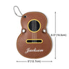 Personalized Guitar-Shaped PU Leather Guitar Picks Storage Case And Key Ring Gift for Guitar Player HA75 898500