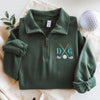Personalized Monogram Embroidered Golf Quarter Zip Sweater, Unique Golf Enthusiast Gift, Golfers and Coaches Gift HO82 900678