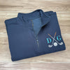 Personalized Monogram Embroidered Golf Quarter Zip Sweater, Unique Golf Enthusiast Gift, Golfers and Coaches Gift HO82 900678