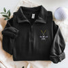 Personalized Golf Club Name Embroidered Golf Quarter Zip Sweater, Unique Golf Enthusiast Gift, Golfers and Coaches Gift HO82 900732