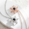 Personalised Snowflake Projection Necklace with Photo and I Love You For Couple TH10 898237