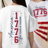 Custom Name America 250 Years Of Freedom Front And Back Shirt TH10 898829