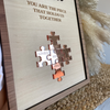 Personalized You Are The Piece That Holds Us Together 2-Layered Wooden Plaque - Mother's Day Gift HO82 901672
