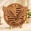 USA 250th Anniversary 1776-2026 Wooden Plaque With Stand HO82 901812