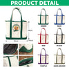 Custom Photo Human Belongs To Dog Cat Printed Monogram Beach Bag, Gift For Mother's Day, Dog Mom HO82 902020